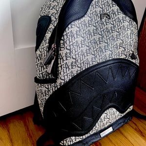 Spray ground backpack